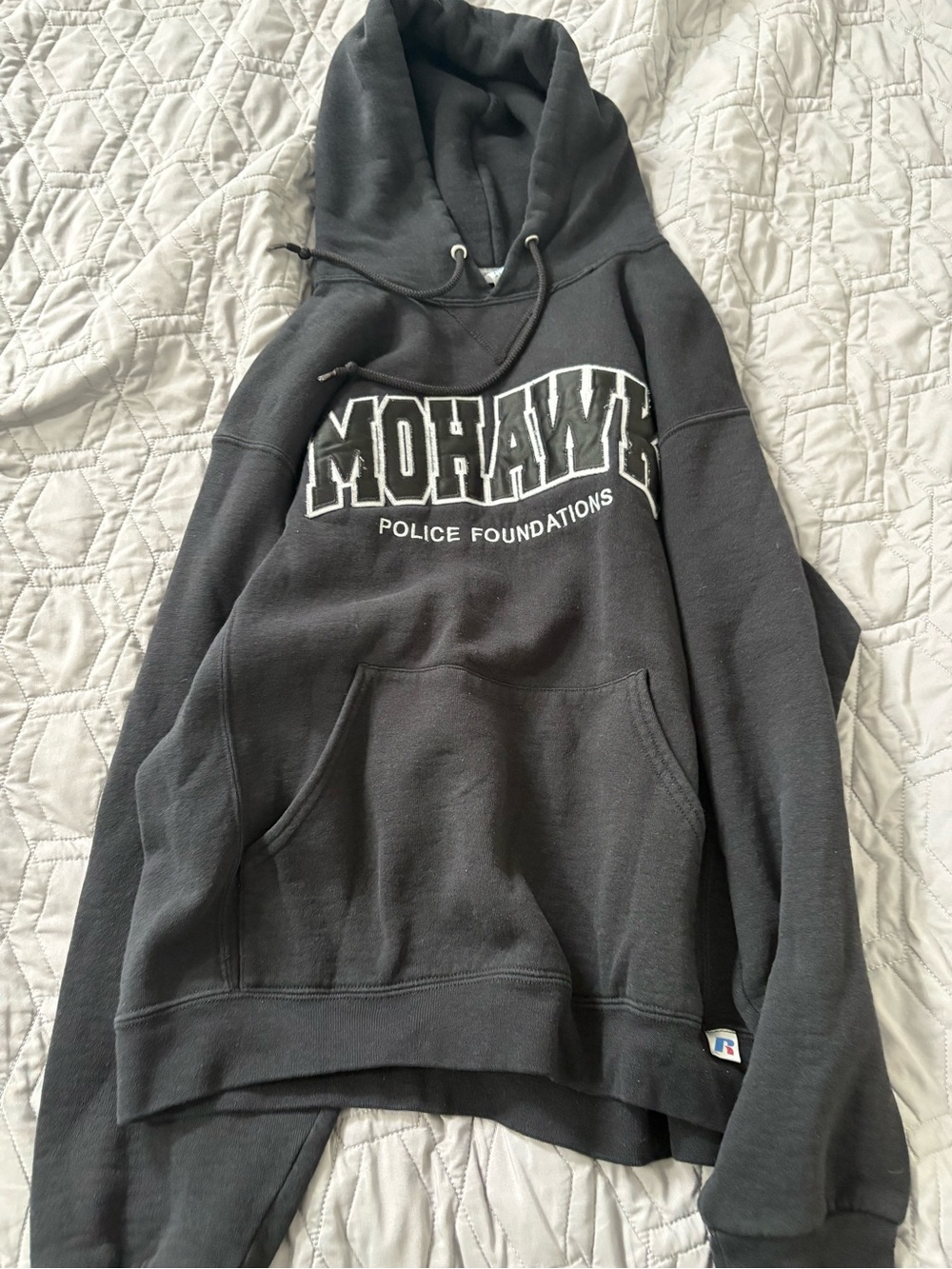 Russell Athletic Black Mohawk Police Foundations Pullover